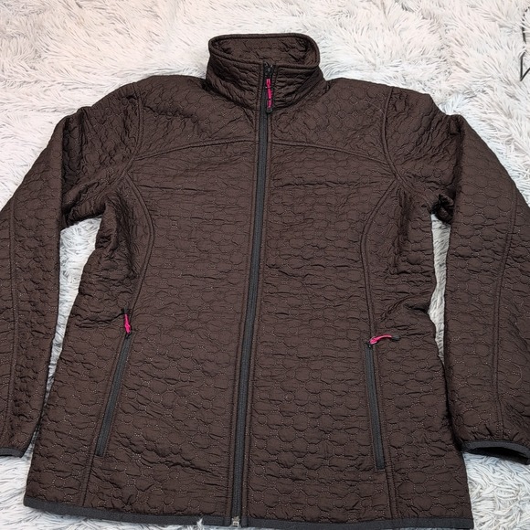 Guide Series Jackets & Blazers - Guide Series Jacket Womens L Brown Coat Gorpcore Pockets Zip Up Hiking Comfort